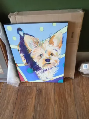 Sale Photo Thumbnail #49: Yorkie Painting