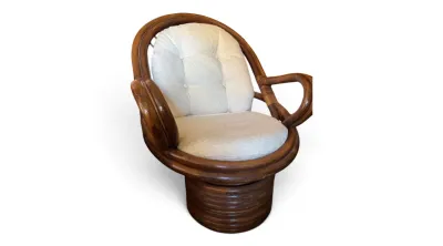 Sale Photo Thumbnail #30: Rattan rocking rotating chair