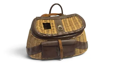 Sale Photo Thumbnail #15: Fishing creel basket