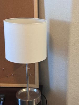 Sale Photo Thumbnail #583: Shelf 26” W 24T x 12” D
Lamp 20” T
Peg board 23” x 35”