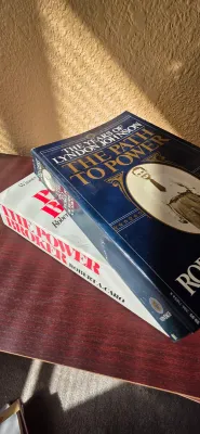 Sale Photo Thumbnail #32: Two Robert A. Caro paperback biographies, including "The Power Broker" and "The Years of Lyndon Johnson: The Path to Power".