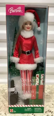 Barbie Santa's Helper Doll Christmas Holiday Barbie Mattel New in Box (Reserve $10)