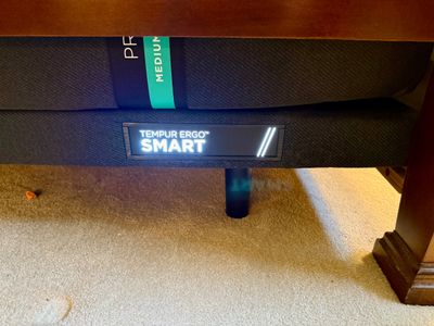 Tempur-Ergo Smart power base frame paired with a Tempur-Pedic ProAdapt Medium mattress set.