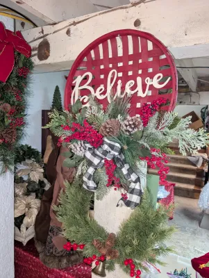 Sale Photo Thumbnail #58: Rustic Christmas wall decor