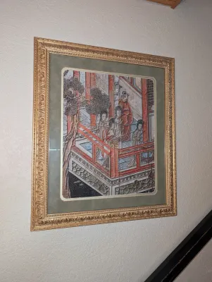 Sale Photo Thumbnail #47: Asian relief art print
