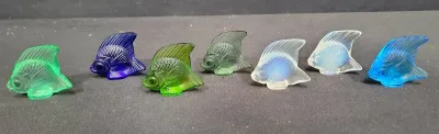 COLORFUL LALIQUE FISH CRYSTAL #2