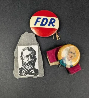 Presidential Collectors Pins, Slate