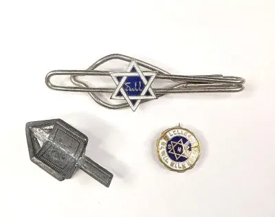 Jewish Jewelry-Money Clip, Pin, Dreidel 