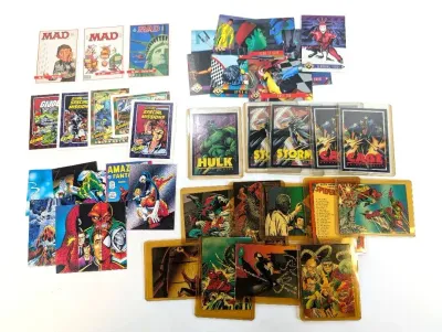 MAD, Spiderman, GI Joe, Marvel, Reboot Trading Cards