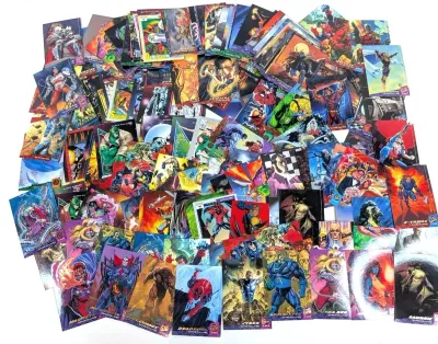 Marvel Comics Trading Cards (Approx 150 Cards)