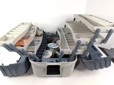 Loaded Tackle Box - Many Items New/Sealed 