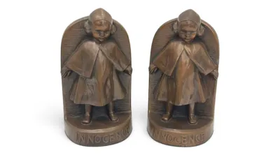 Sale Photo Thumbnail #17: Jennings bros bookends