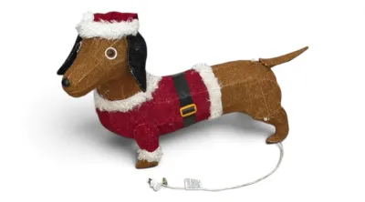 Sale Photo Thumbnail #15: Holiday outdoor daschund light