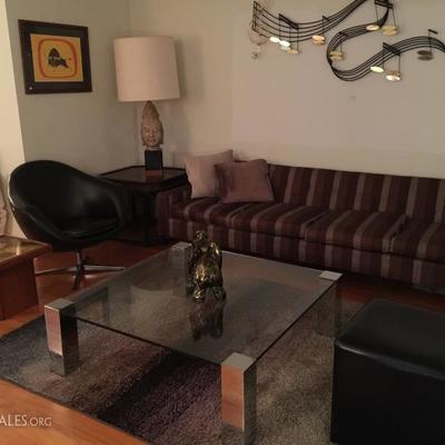 Sofa, Coffee Tables & Rug sold...