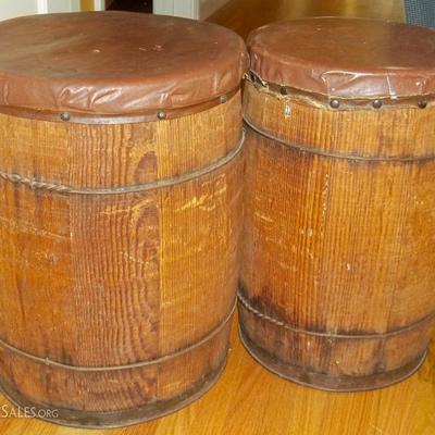 Unique nail keg stools