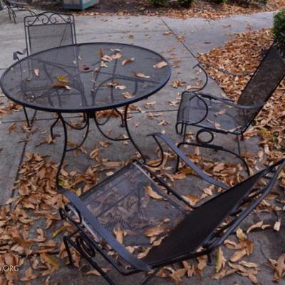 Table and chairs