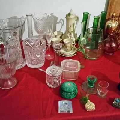 Assorted Glass Ware