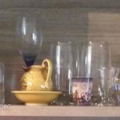 multiple cups, shot glasses, and other pieces. See photos.
