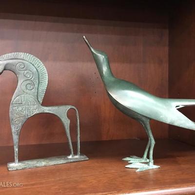 Bronze figures
