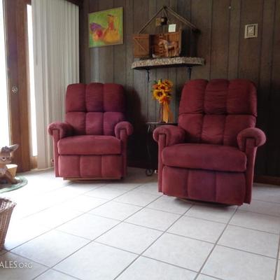 Lazy Boy swivel rocker recliners