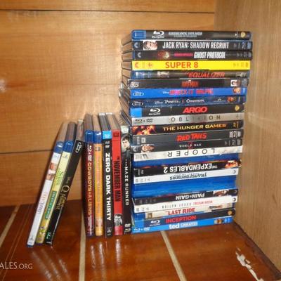 Blue Ray DVD's