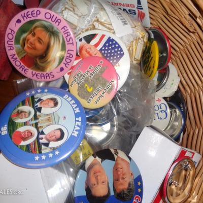 Political pins