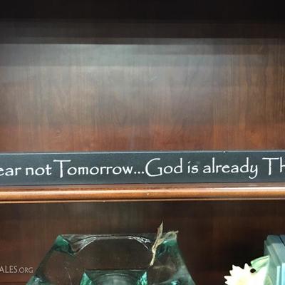 Fear not sign