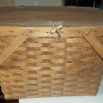 One of several Longaberger Baskets