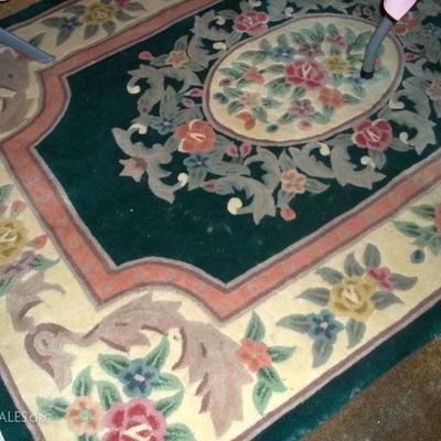 Wool Area Rug with matching Runner