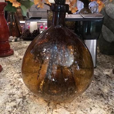 Blown glass vase