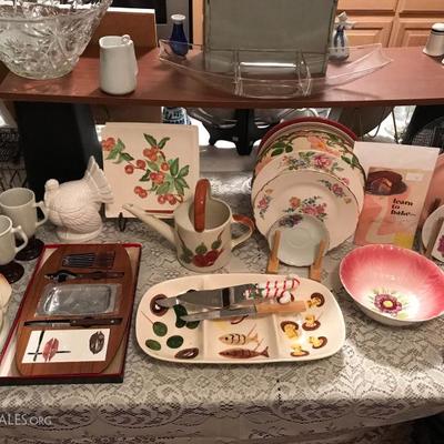 Mid century modern kitchenware