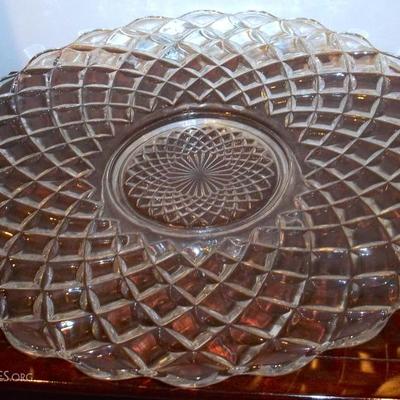 Fostoria 19" Torte Plate.