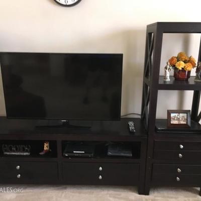 TV Cabinet and shelves