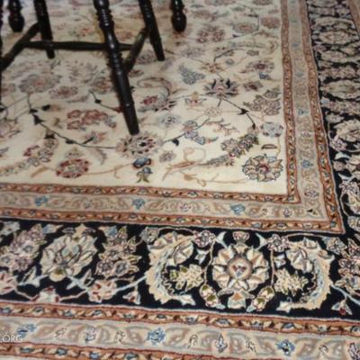 Silk and wool rugs