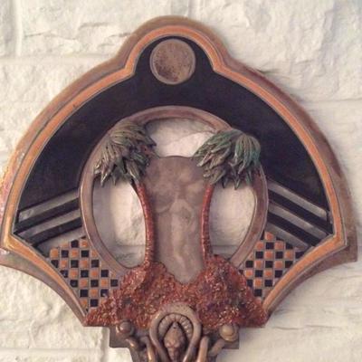  Raku ceramic sculpture (can put a mirror behind openings)- an 'Ode to Womanhood' - this has lots of saucy details honoring...