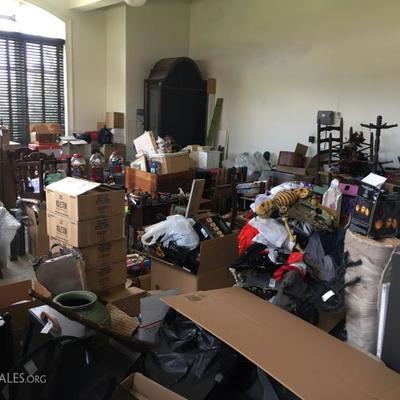 garage loaded with NEW store items!