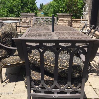 large patio set