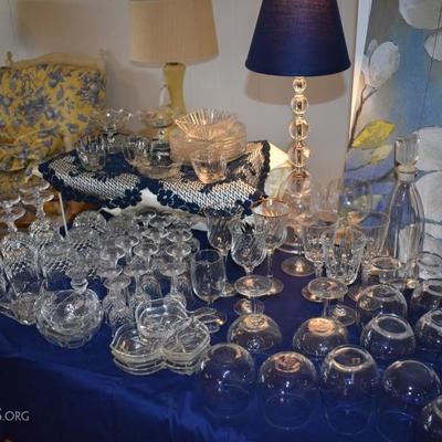 Lots of Stem Ware