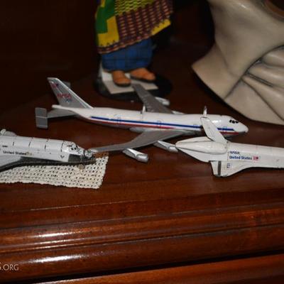 Vintage NASA Metal Toy Planes
