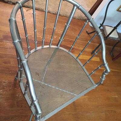 Matching Metal Chairs.