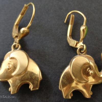 14k gold earrings
