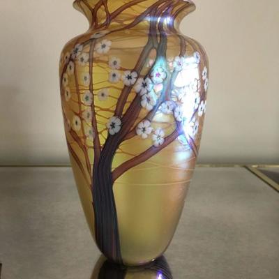 Orient and Flume Art Glass Vase