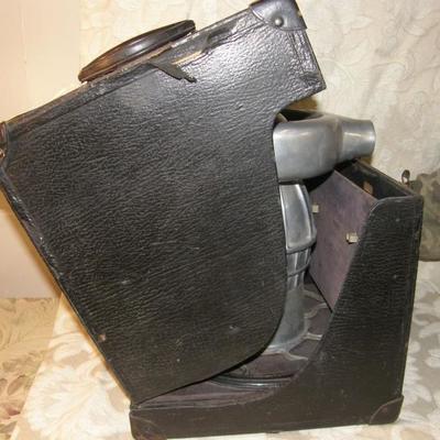 Rare Salesman Sample of a Furnace/Boiler with Carrying Case from around 1900.