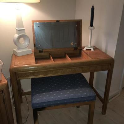 Thomasville vaniety with flip-up mirror & storage