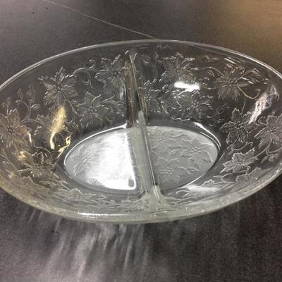 Princess House Fantasia divided bowl