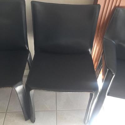 Mid-Century Modern Furniture. Mario Bellini for Cassina Black Leather Cab Chairs. J.B. Van Sciver Chairs: Set of 4
Westnofa Furniture...