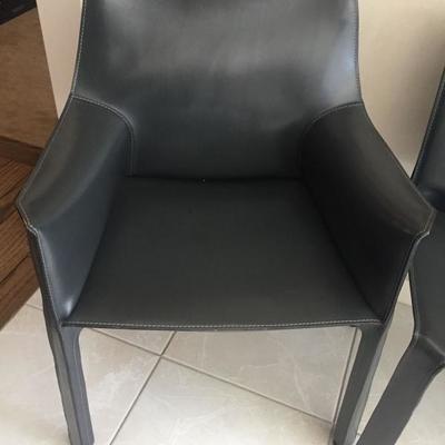 Mid-Century Modern Furniture. Mario Bellini for Cassina Black Leather Cab Chairs. J.B. Van Sciver Chairs: Set of 4
Westnofa Furniture...