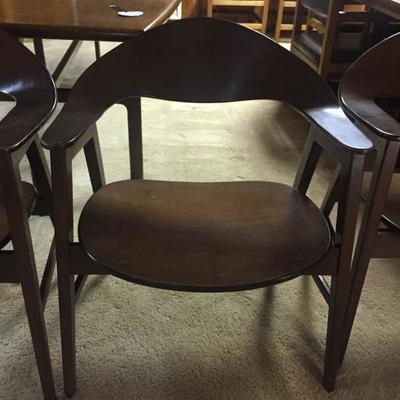 Mid-Century Modern Furniture. Mario Bellini for Cassina Black Leather Cab Chairs. J.B. Van Sciver Chairs: Set of 4
Westnofa Furniture...