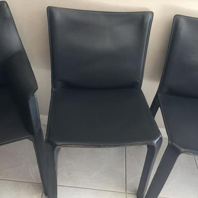 Mid-Century Modern Furniture. Mario Bellini for Cassina Black Leather Cab Chairs. J.B. Van Sciver Chairs: Set of 4
Westnofa Furniture...
