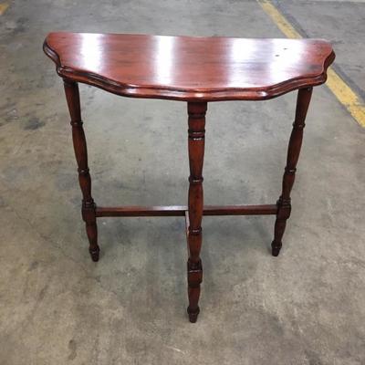 Vintage Mahogany Half Moon Table